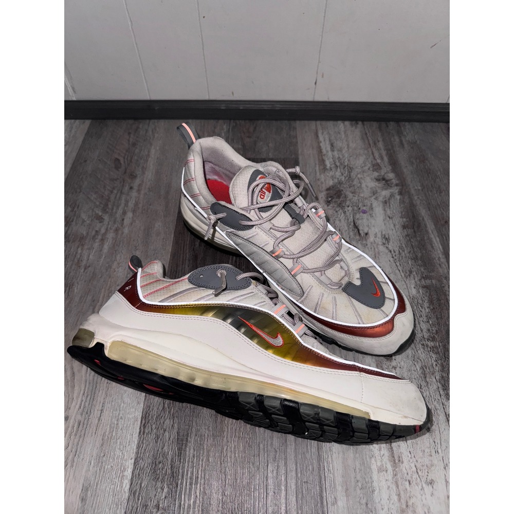 Nike Air Max 98 Cosmic Clay Vast Grey Fresh Mint CD0132-002 Mens 14